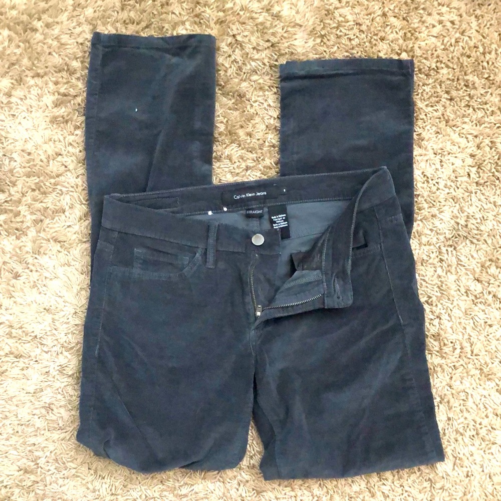 Calvin Klein straight leg corduroy pant